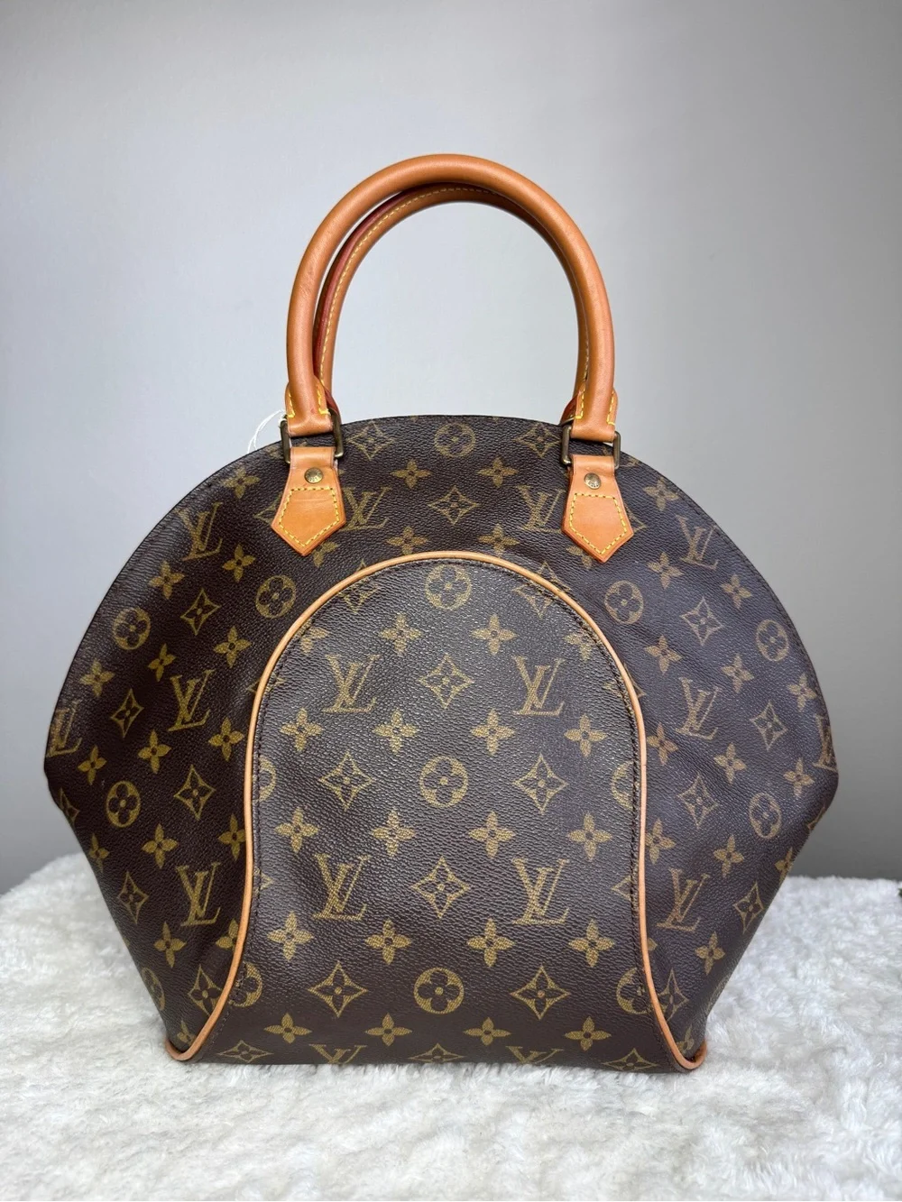 Louis Vuitton ellipse MM Brown Monogram Canvas Top Handle Bag